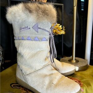 White/lilacTecnica boots